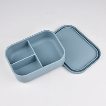 Σιλικόνη Divided Bento Lunch Box για Παιδιά Ενήλικες