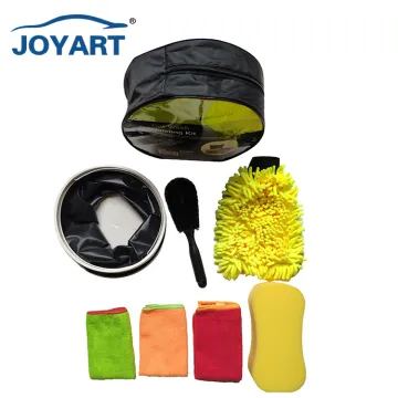 High-Quality Car Wash Kit: Cleaning Brush, Towel, Bucket & Tools