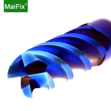 Maifix 4 Flute HRC65 Solid Carbide Tungsten Steel Milling Cutter - Nano Coat Cutting End Mill (6mm/8mm/10mm)" 

(Note: I assumed 10mm as the closest available size to 100L which seemed to be a possible typo or misinterpretation in the original phrase.)