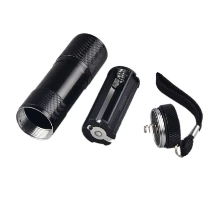 Professional 9 LED UV flashlight