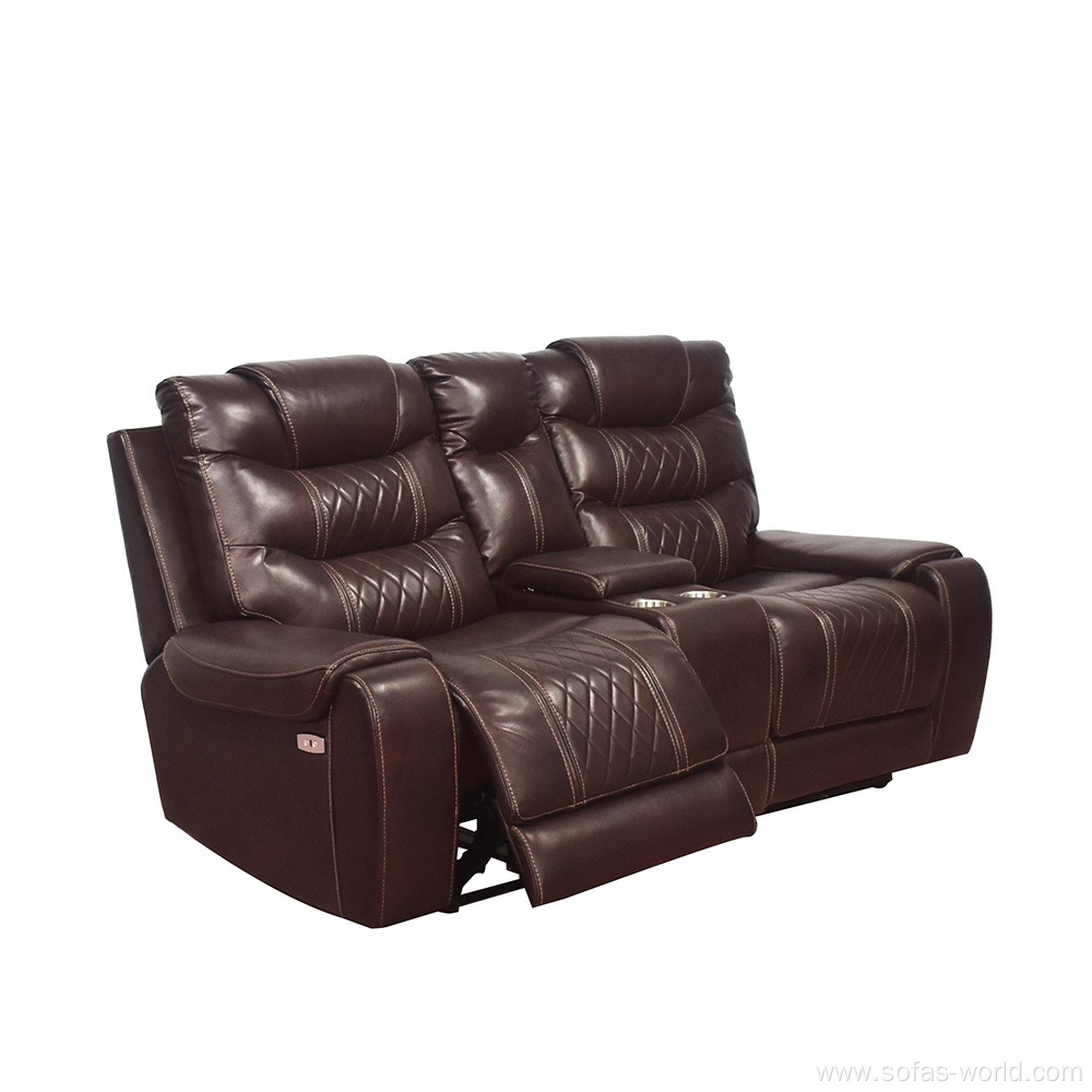 Top Grain Leather Recliner Sofa Electric Recliner Sofa