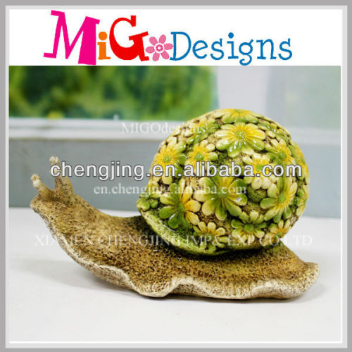 OEM Wonderful Handpainted Dolomite Fancy snail shape Table Decorations