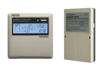 Solar Water Heater Controller SP24 electric heater and gas boiler as auxiliary heating device these 2 system
