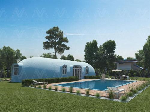 EPS Dome House Graphene EPS Prefab House Dome