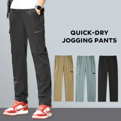 Men`s Training Pants with Zipper Pockets