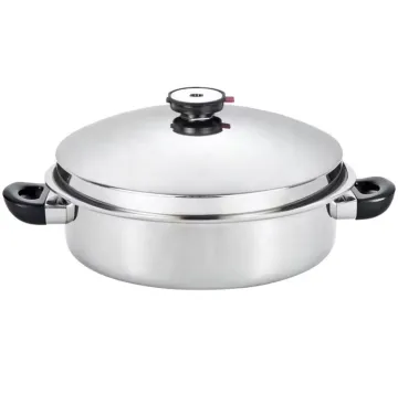 Tri-Ply Stainless Steel 304 Induction Waterless Greaseless Casserole Pot