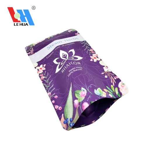 Zip-lock Standing Up Pouch Bags For Tea Packaging