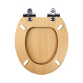 Fanmitrk MDF Toilet Seat light beech wood grain