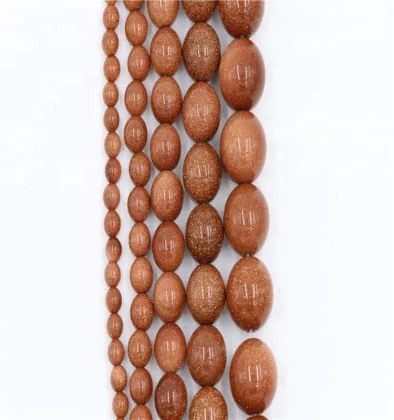 Wholesale High Quality Natural Jewelry Making Golden Sand Stone Loose beads
