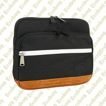 Laptop bags, made of 100% polyester or customized, OEM and ODM orders are welcome