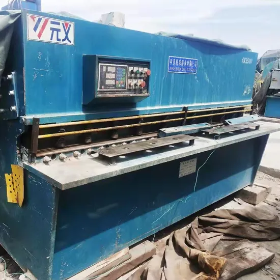 Used QC12Y-6x2500 Flat Steel Sheet Metal Shearing Cutting Machine