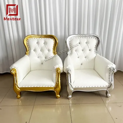 China Golden Hotel's Royal Pedicure Throne Chairs for Wedding Rentals