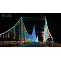 Outdoor Street Decoration Christmas Whale led string lights