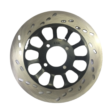 GN125 Motorcycle Front Brake Disc: 245mm Stainless Steel & Aluminum New Condition