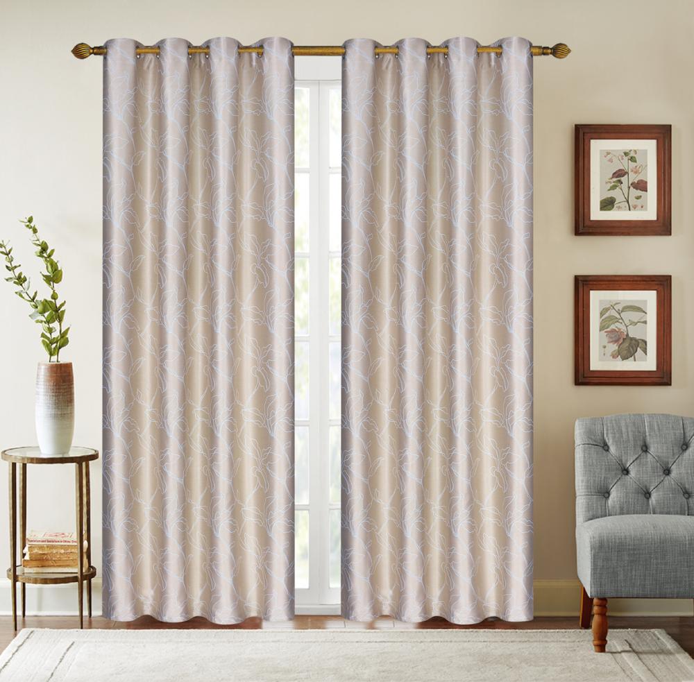 Jacquard Curtains Shade The Living Room