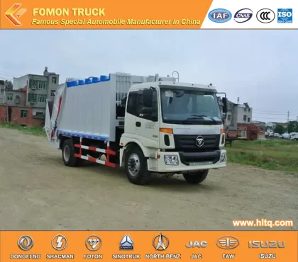 FOTON 4X2 hydraulic compactor truck Euro 3