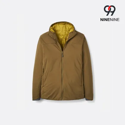 Men`s Hooded Thick Down Puffer Jacket
