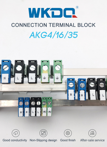 Conector de bloques de terminales de barra de bus de tornillo CE