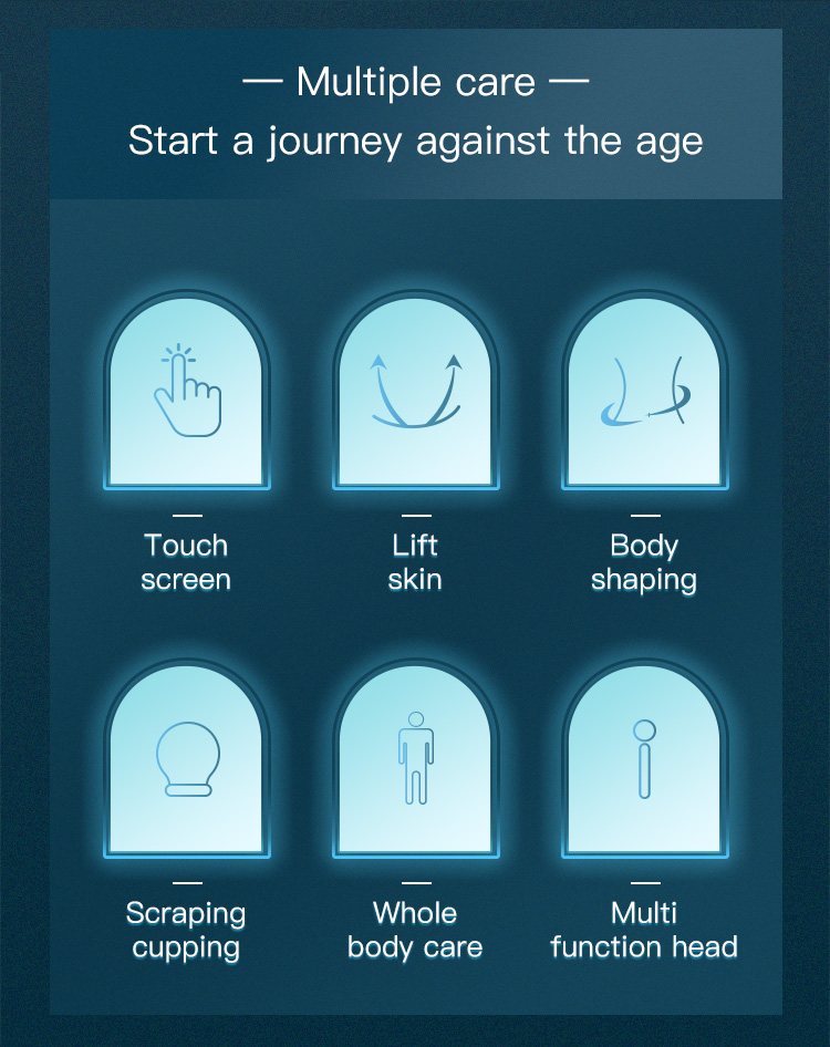 6 in 1 ultrasonic cavitation machine body sculpting