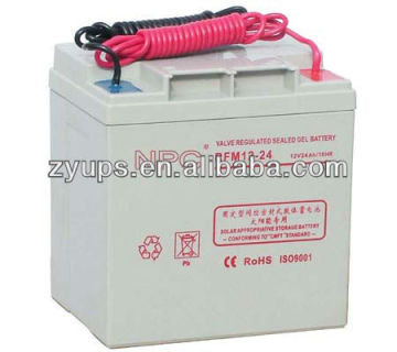Maintenance-Free Sealed Lead Acid GEL Battery 12V 24AH