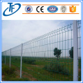 Dark Green Square Post Dipasangkan Wire Mesh Fencing