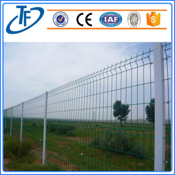 Dark Green Square Post Welded Wire Mesh Fencing