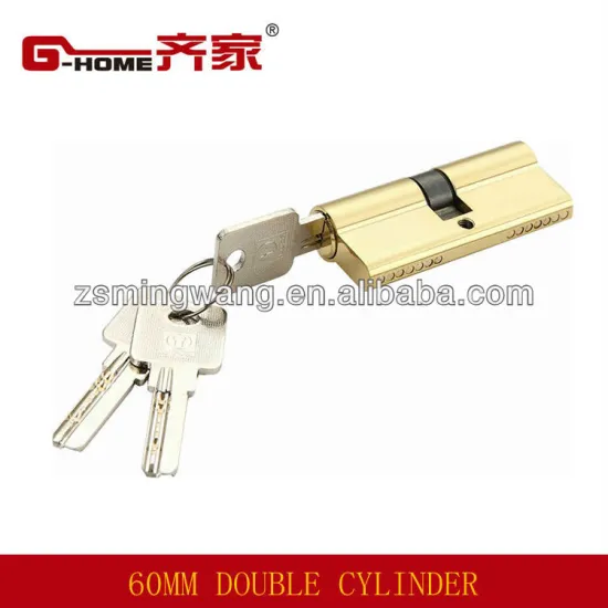 60mm cylinder brass cylinder with 3 keys euro standard
