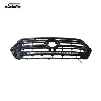 GBT Car Accessories ABS Material Black Edition Middle Grille with Light for Toyota Land Cruiser 200 (2016-on)