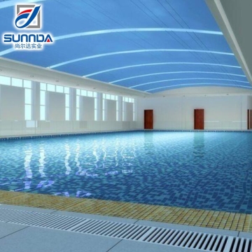300x300mm best selling cheap verified blue glass mosaic tiles paved in swimming pool