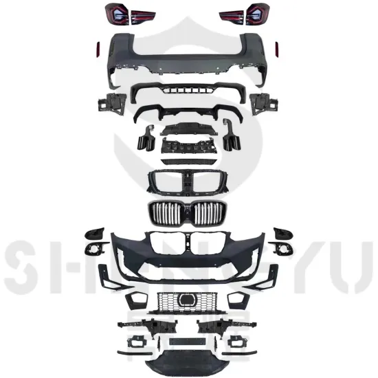 BMW X3 G01 G08 2018-2021 Body Kit - Bumpers, Rear Lip, Exhaust Pipe, Tail Light - X3M Upgrade