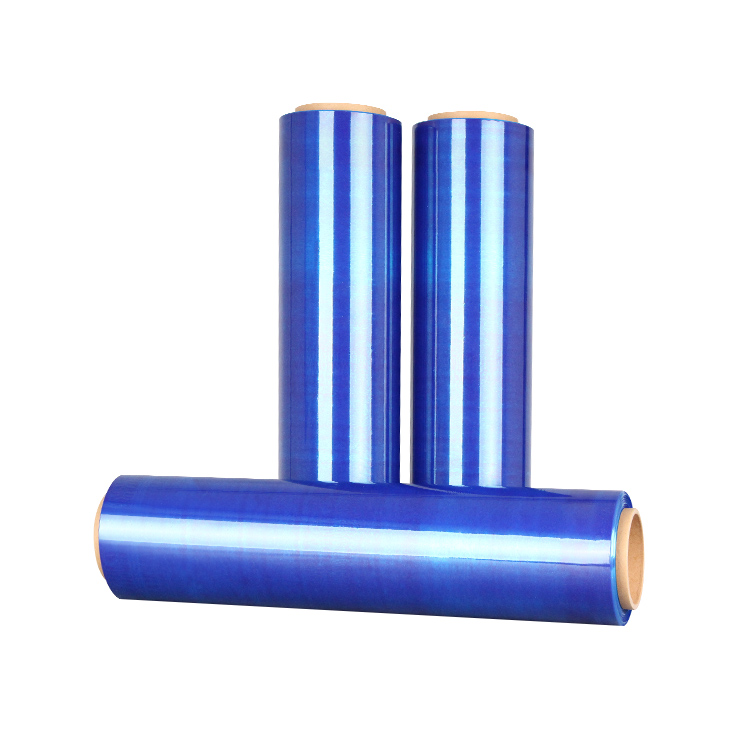 LLDPE Blue Stretch Wrap Film Rolls