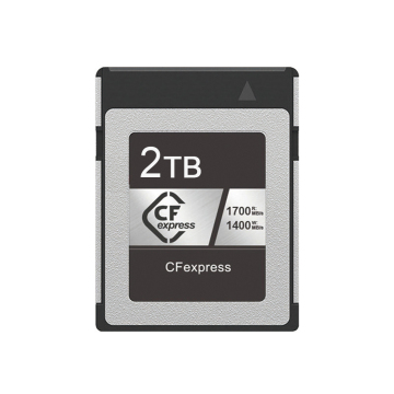 CF Express Type B PCIe Gen 3.0x2 CF Card VPG400 voor 4K -video's - 256 GB tot 2 TB