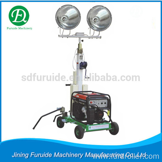 2KW Outdoor Mobile Telescopic Light Tower with Gasoline Generator (FZM-1000A)