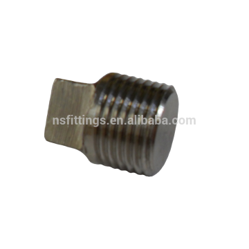 F316L 3000LB Threaded Square Head Plug ASME B16.11 NPT