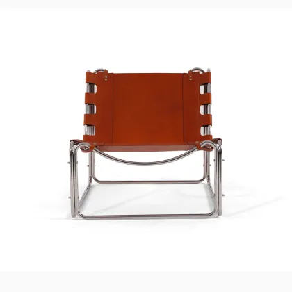 Pascal Mourgue Fabio Leather lounge chair Replica