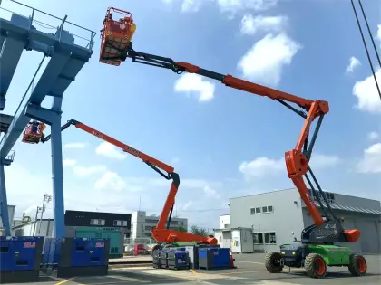 BA24ERT DINGLI 24m Lithium Battery Articulating Electric Boom Lift