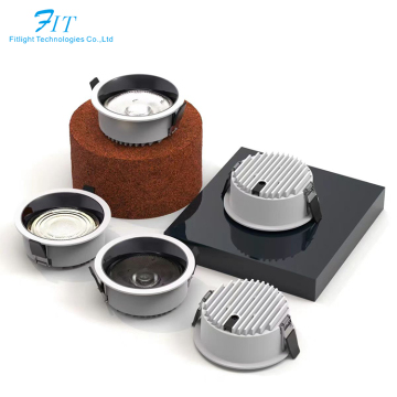 Modern Aluminium 3500K LED Wall Washer Downlight with Anti-Rusting Cob Chip