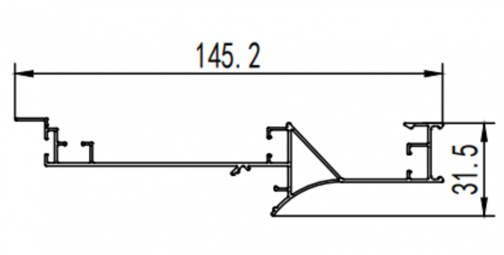 Aluminium -Extrusionsform niedriger Preis für Downlights