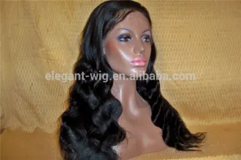 Elegant-wig full lace wig with baby hair, body wave quality wig Qingdao factory
