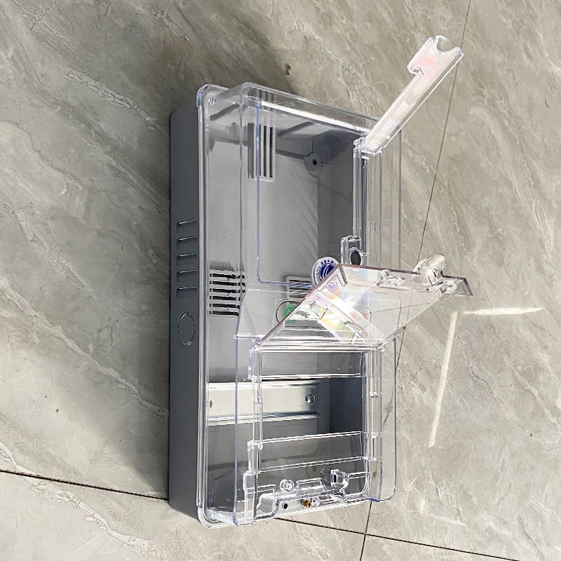 Transparent Electrical Energy Meter Box5