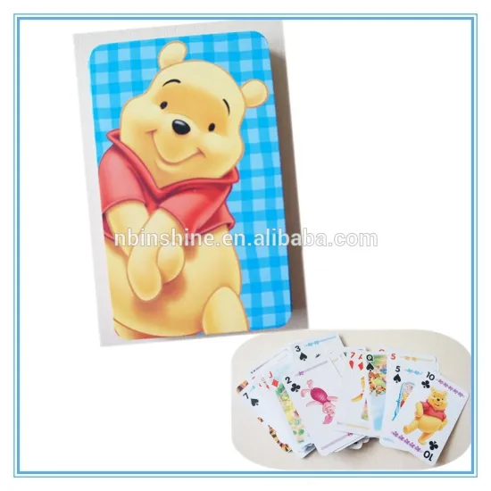 Cartoon custom paper playing card , game card , card game