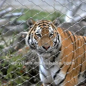 ISO 9000 rope mesh/zoo mesh/animal enclosure