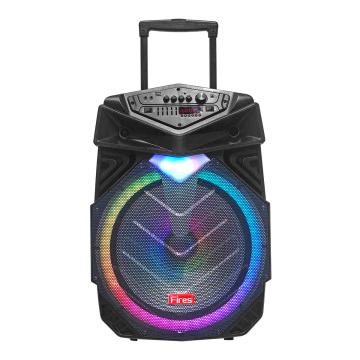 18 Inch High Powered Speaker Trolley Partybox with Bluetooth 5EQ Sub Portable Bass Sound Equipment