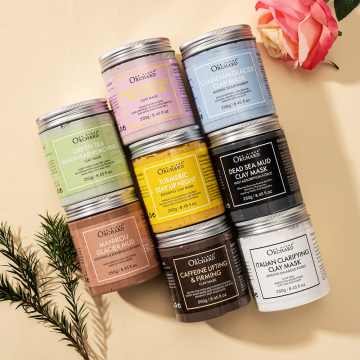 Private Label Pink Rose Rock Clay Revitalizing Face Mask