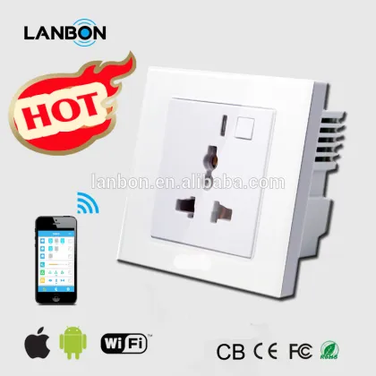 Smart Home System Wifi Socket Android / IOS Phone Remote Control Home Automation Smart Socket