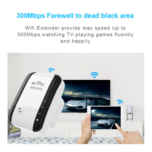 Remote 300mbps Signal Booster Wifi Extender