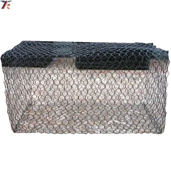 Zinc + PVC Coated Gabion Wire Mesh Boxes 2.7mm/3.7mm x 100x120mm