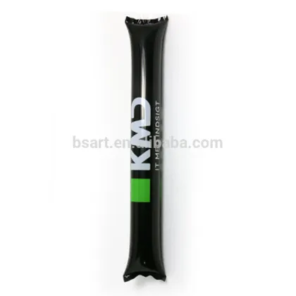 Inflatable PE led cheering bangbang air thunder noise stick / pom pom