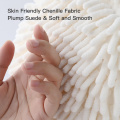Toalla de mano de secado súper absorbente de Chenilla con esponjas