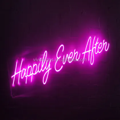 Flexible Custom LED Neon Sign for Glodmore2's Happily Ever After Wedding Party